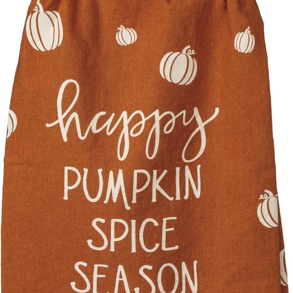 Happy Pumpkin Spice Season Decorative Kitchen Towel